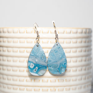 'Blue Geodes' Earrings