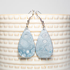 'Grey Geodes' Earrings