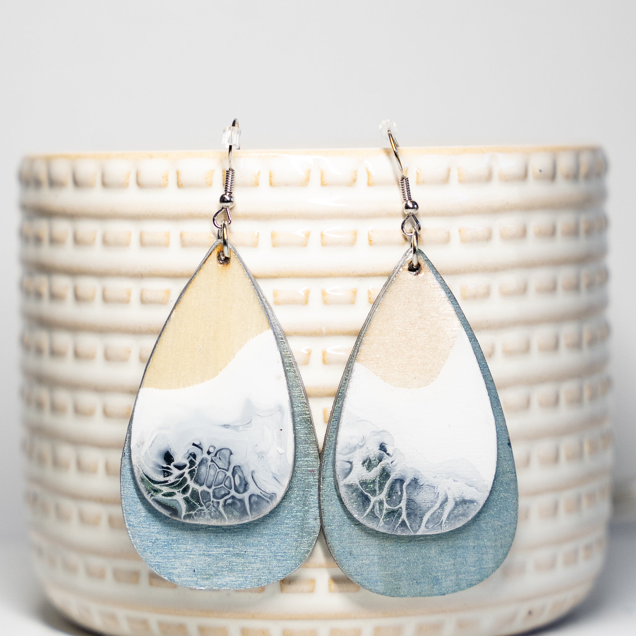 'Seaglass' Layer Earrings